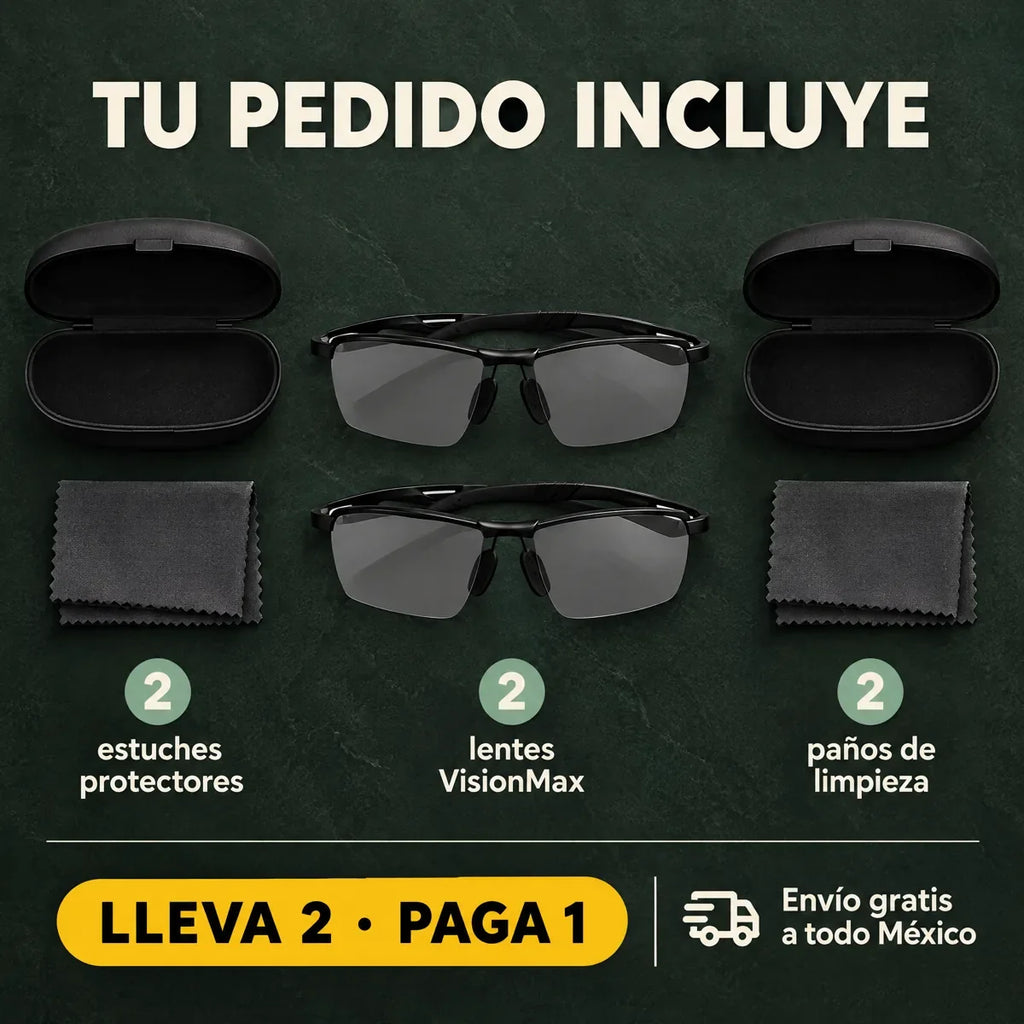 VisionMax® – Lentes de Sol Fotocromáticos y Polarizados para Hombre