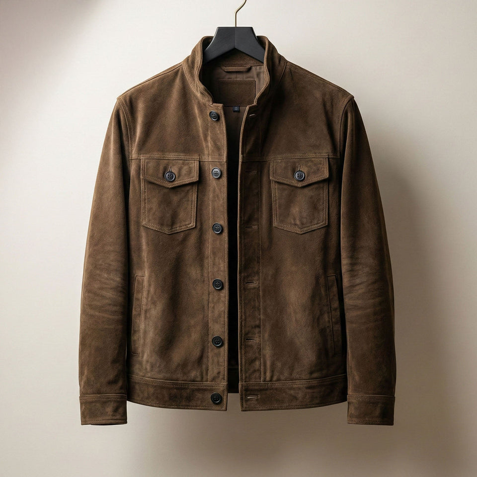 Raffaele Suede Field Jacket