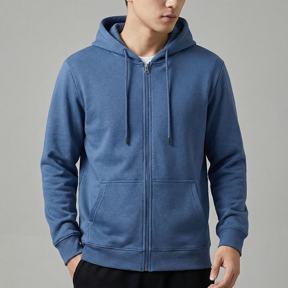 Lorenzo Cotton Zip Hoodie