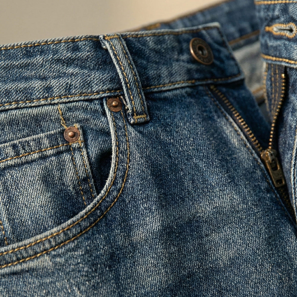 Matteo Fleece-Lined Denim Jeans