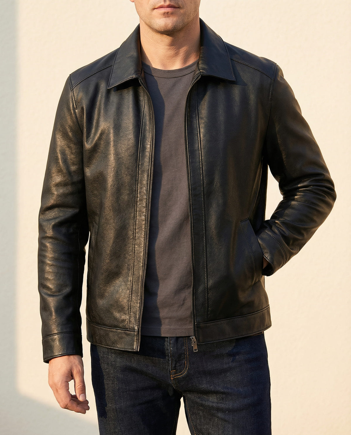 Alessandro Leather-Effect Jacket