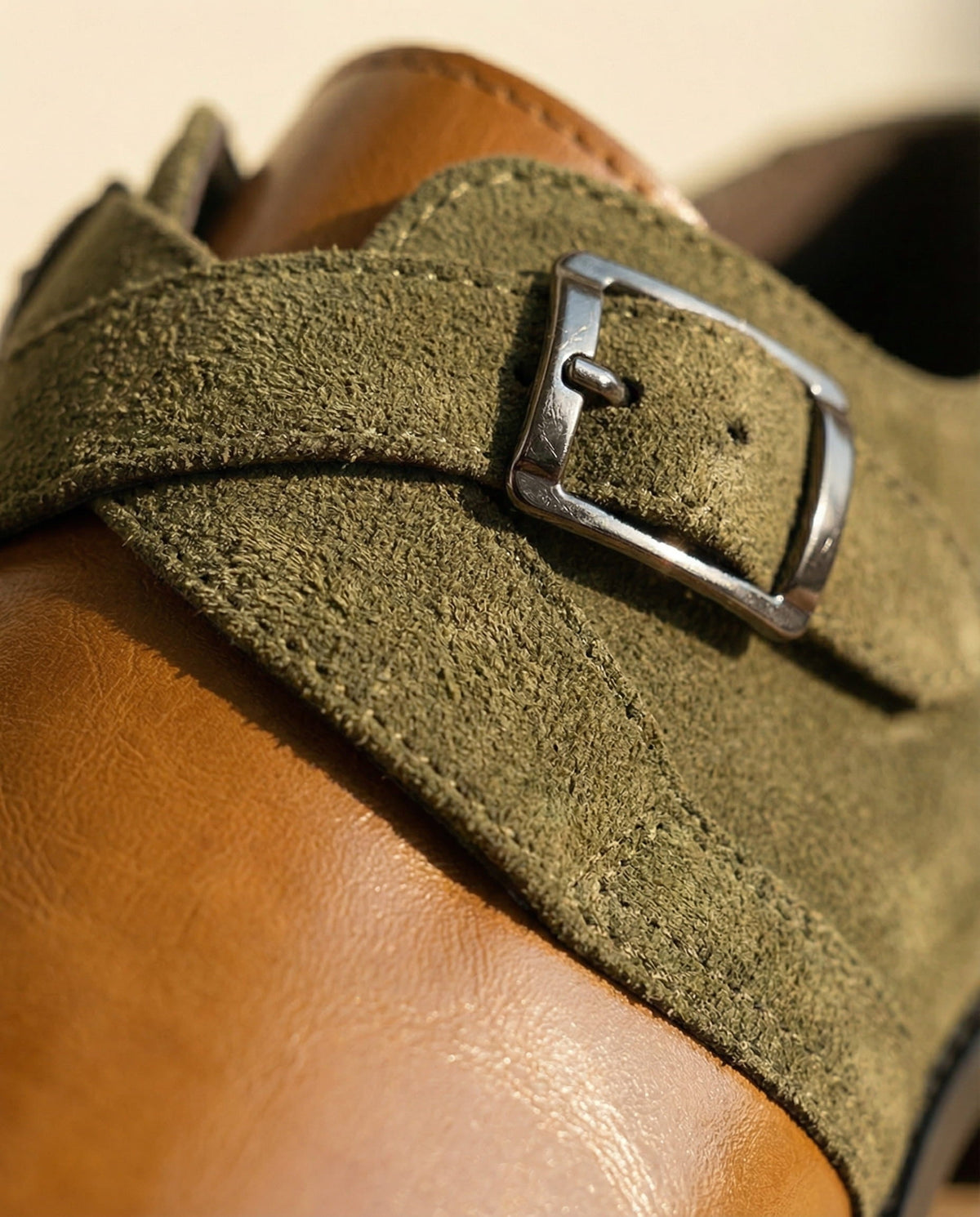 Riccardo Leather Monk Strap Shoe