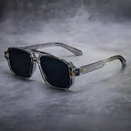 Luciano Retro Aviator Sunglasses