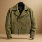 Alessio Leather Biker Jacket