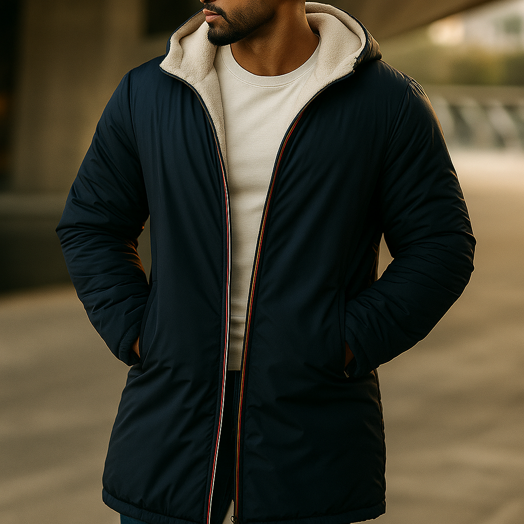 Marcello Reversible Hooded Coat
