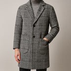 Vittorio Checked Overcoat