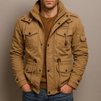 Dario Lined Cotton Utility Jacket