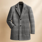 Vittorio Checked Overcoat
