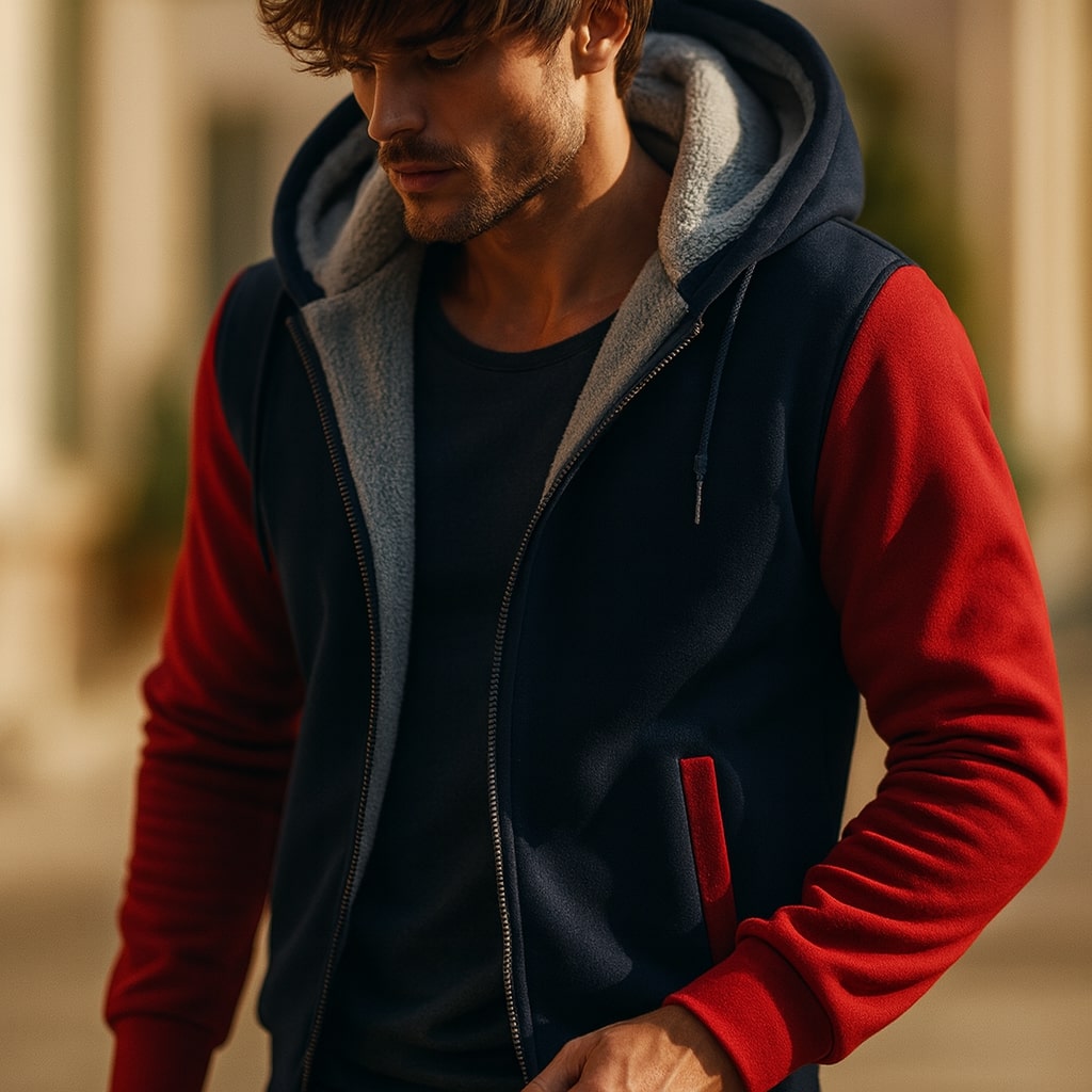 Marco Sherpa-Lined Hooded Jacket
