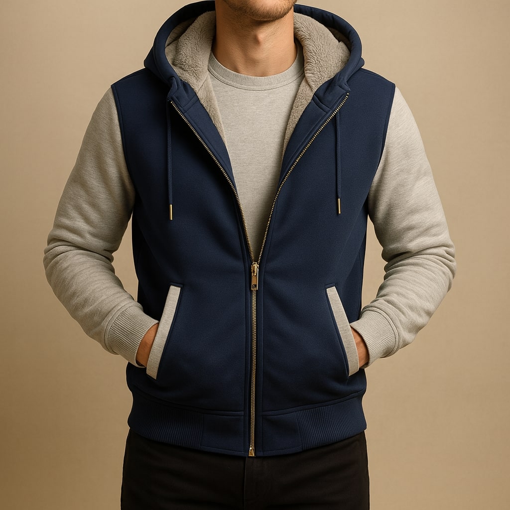 Marco Sherpa-Lined Hooded Jacket