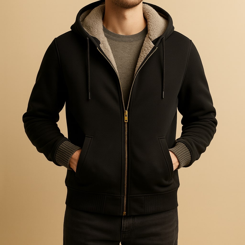 Marco Sherpa-Lined Hooded Jacket