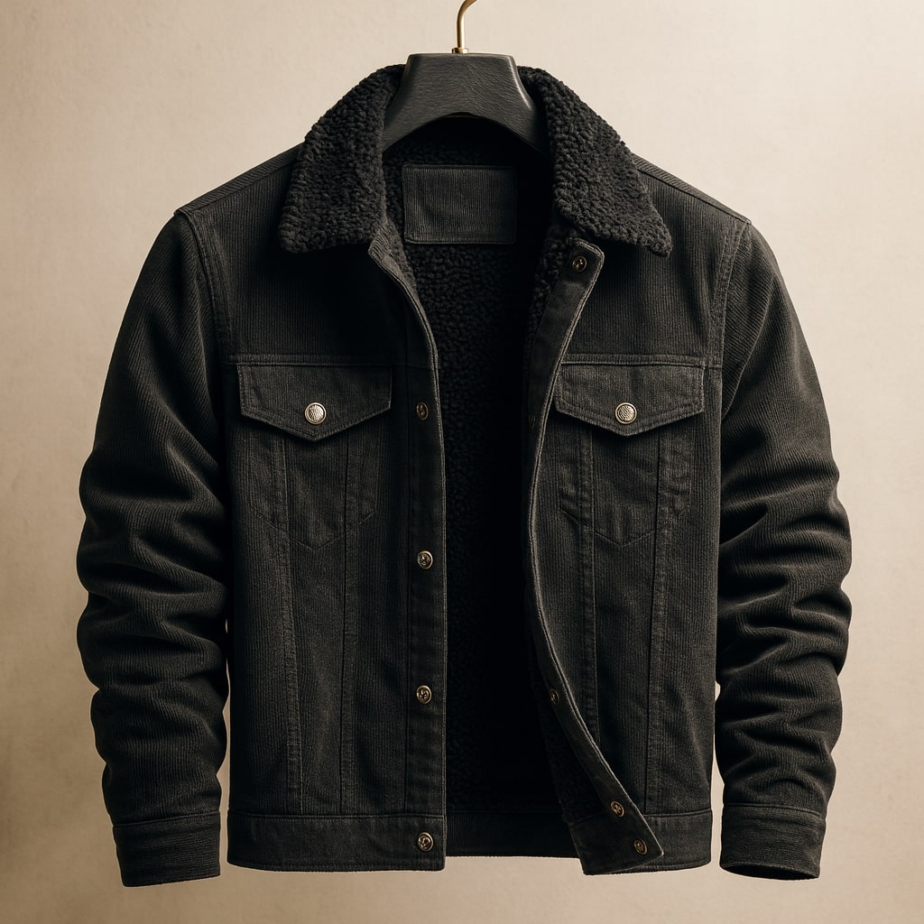 Alberto Corduroy Sherpa Jacket