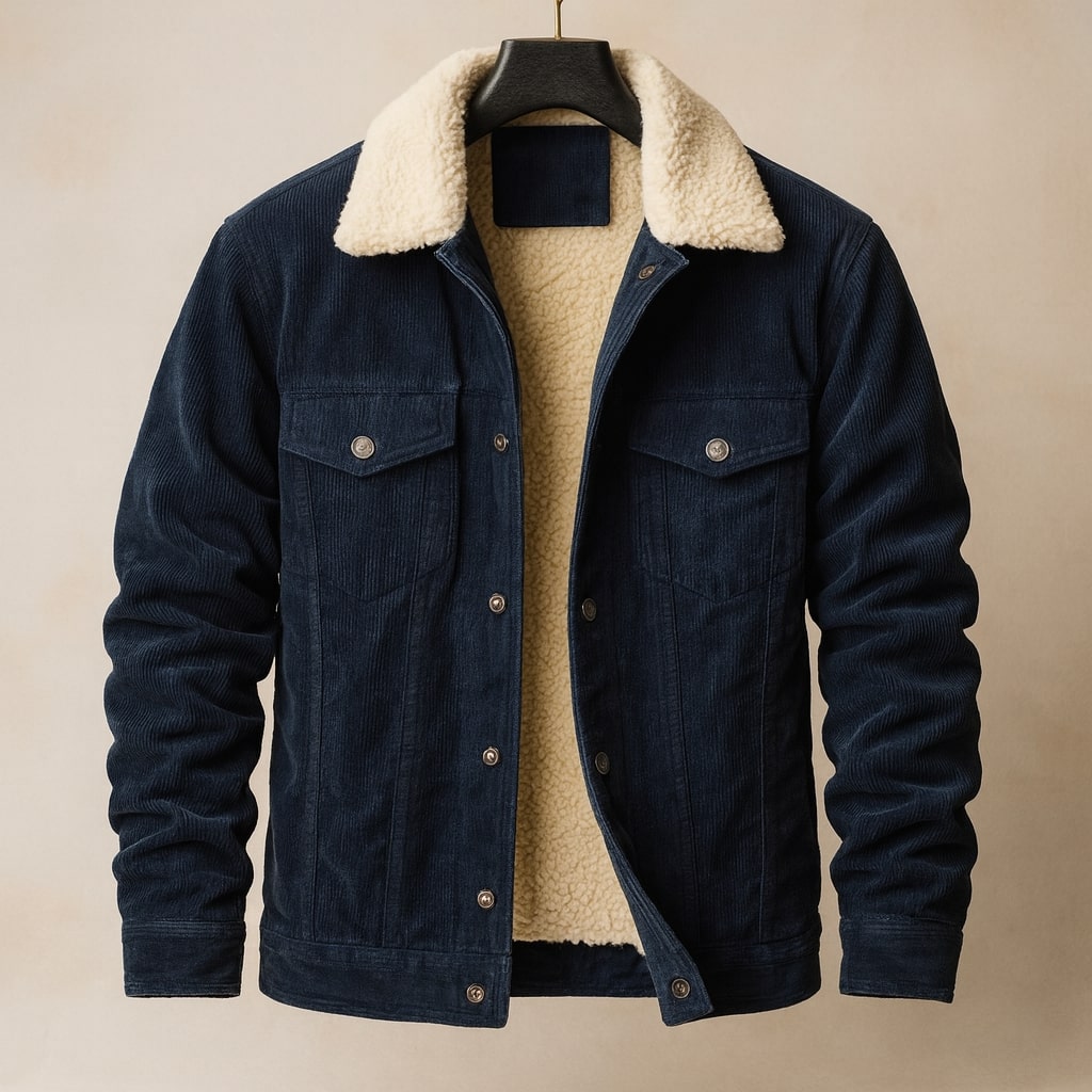 Alberto Corduroy Sherpa Jacket