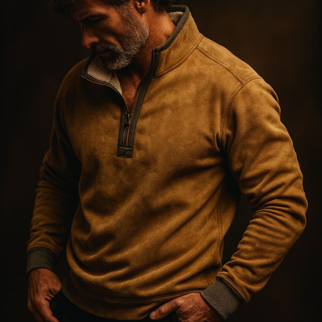Stefano Half-Zip Fleece Pullover