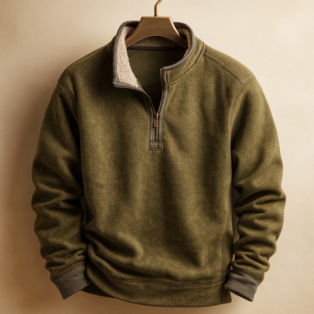 Stefano Half-Zip Fleece Pullover