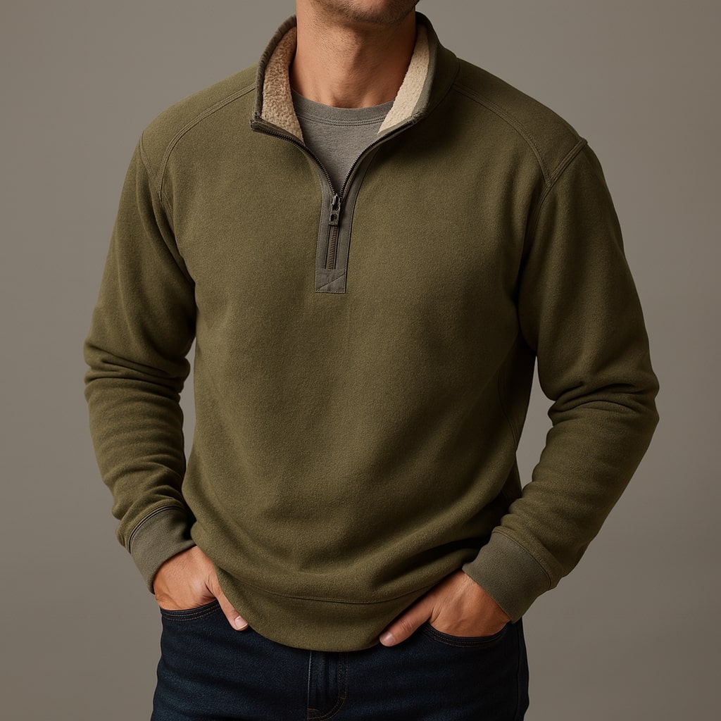 Stefano Half-Zip Fleece Pullover