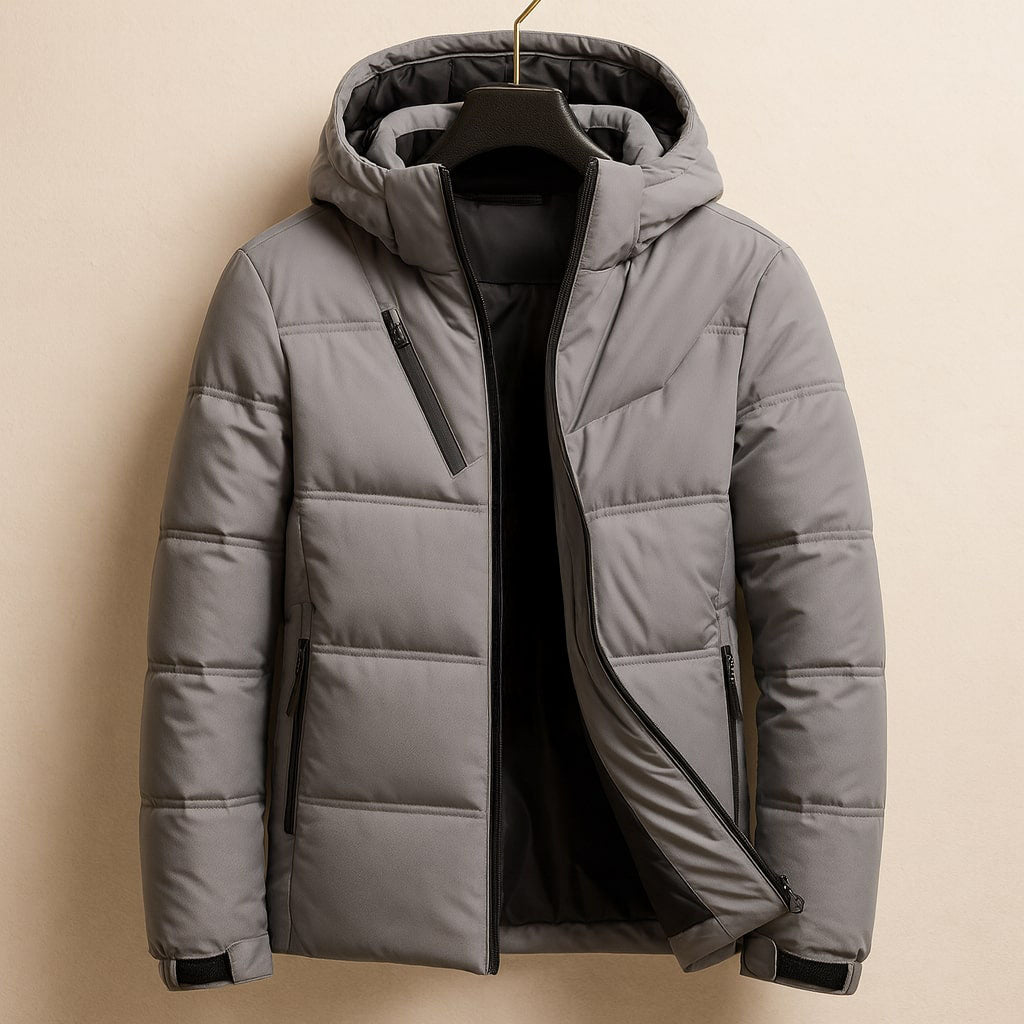 Matteo Insulated Hooded Puffer Jacket