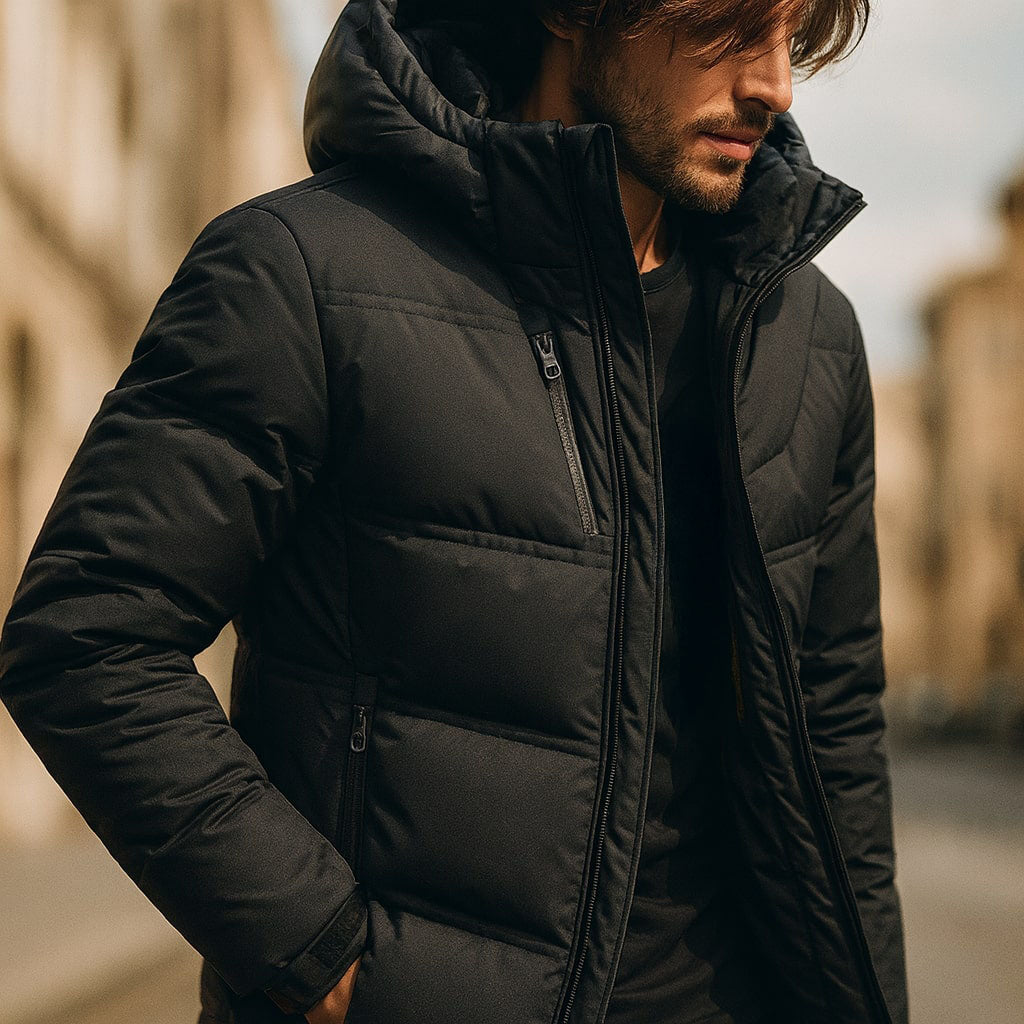 Matteo Insulated Hooded Puffer Jacket