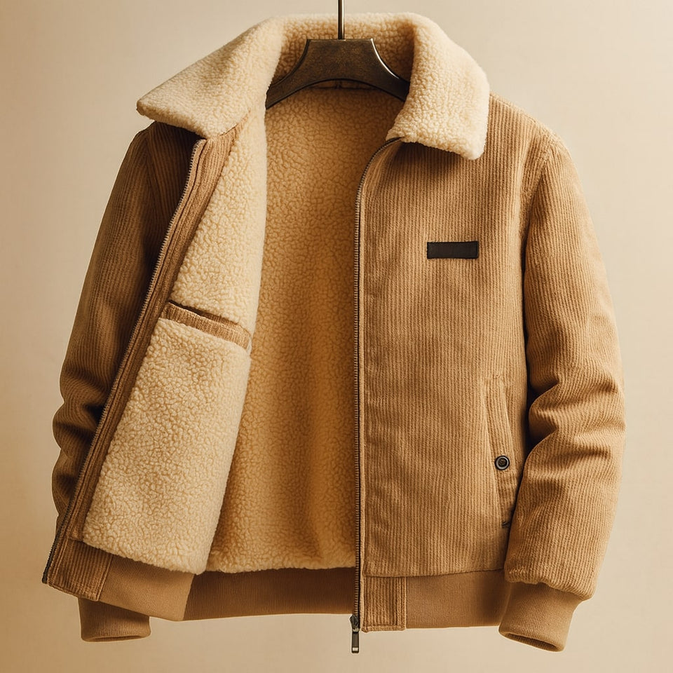 Lorenzo Corduroy Sherpa Jacket