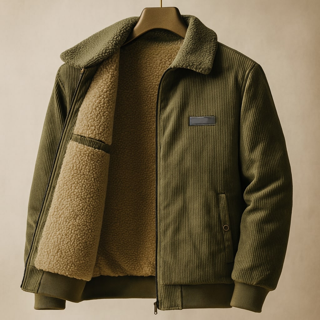 Lorenzo Corduroy Sherpa Jacket