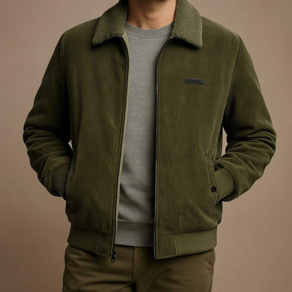 Lorenzo Corduroy Sherpa Jacket