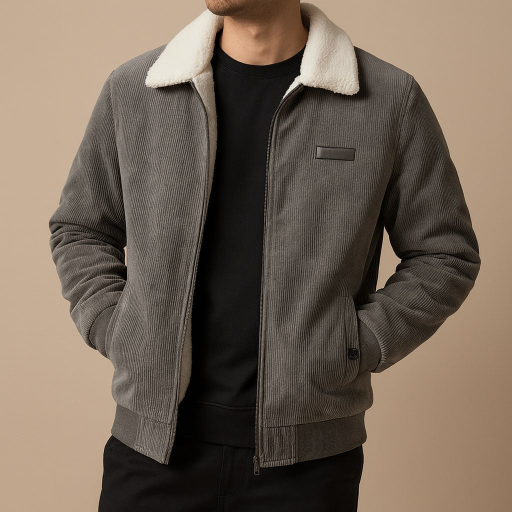 Lorenzo Corduroy Sherpa Jacket