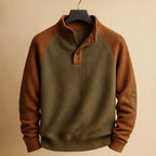 Ettore Textured Henley Pullover