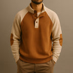 Ettore Textured Henley Pullover