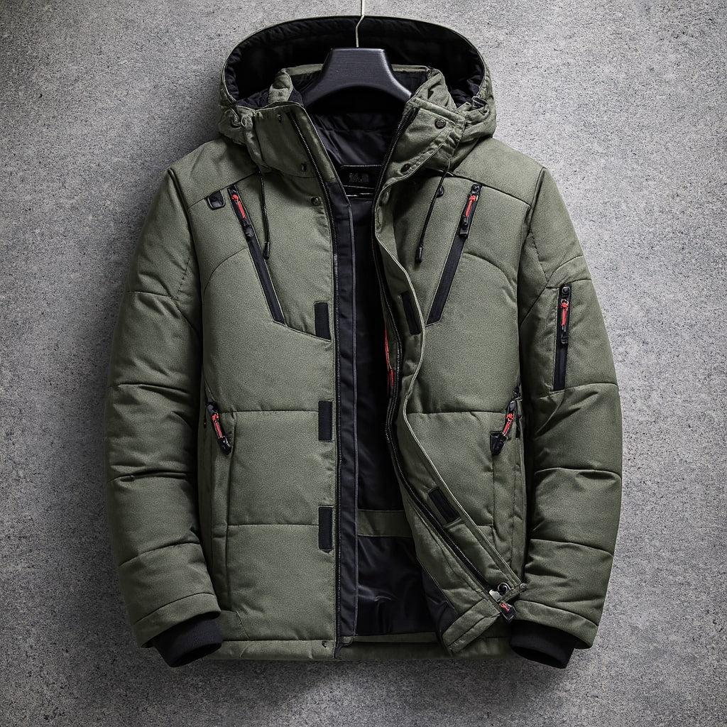Sergio Insulated Utility Puffer Jacket