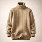 Alberto Cable-Knit Turtleneck Sweater