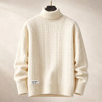 Alberto Cable-Knit Turtleneck Sweater