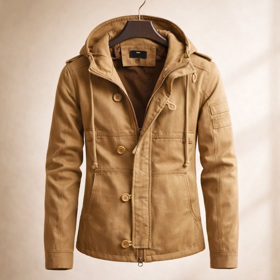 Alessio Cotton Hooded Field Jacket