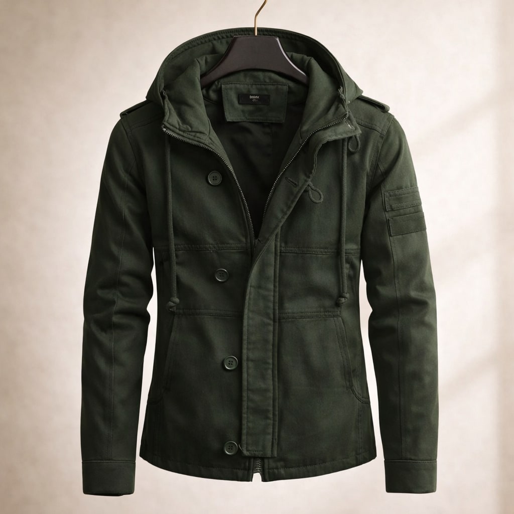 Alessio Cotton Hooded Field Jacket
