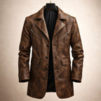 Riccardo Structured Leather Jacket