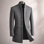 Vittorio Structured Stand-Collar Coat