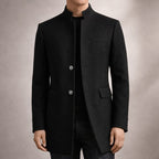 Vittorio Structured Stand-Collar Coat