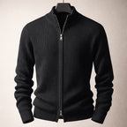 Riccardo Zip-Front Knit Sweater