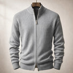Riccardo Zip-Front Knit Sweater