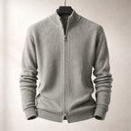 Riccardo Zip-Front Knit Sweater