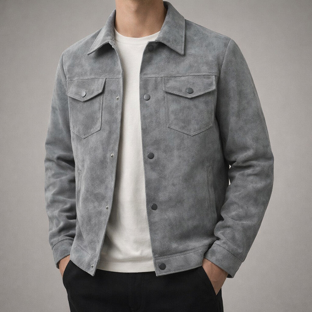 Dario Leather Work Jacket