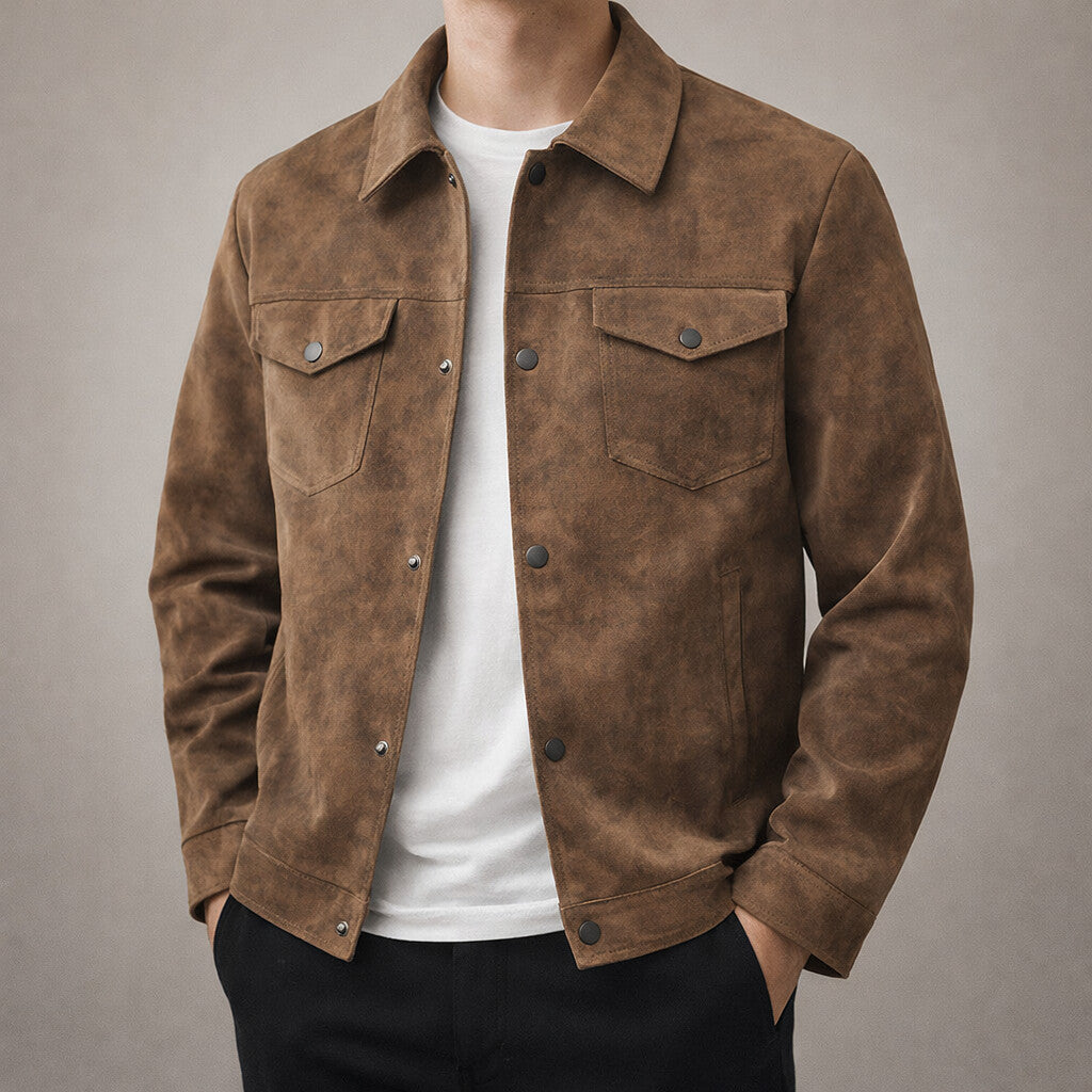 Dario Leather Work Jacket
