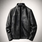 Riccardo Leather Zip Jacket