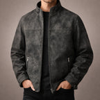 Riccardo Leather Zip Jacket