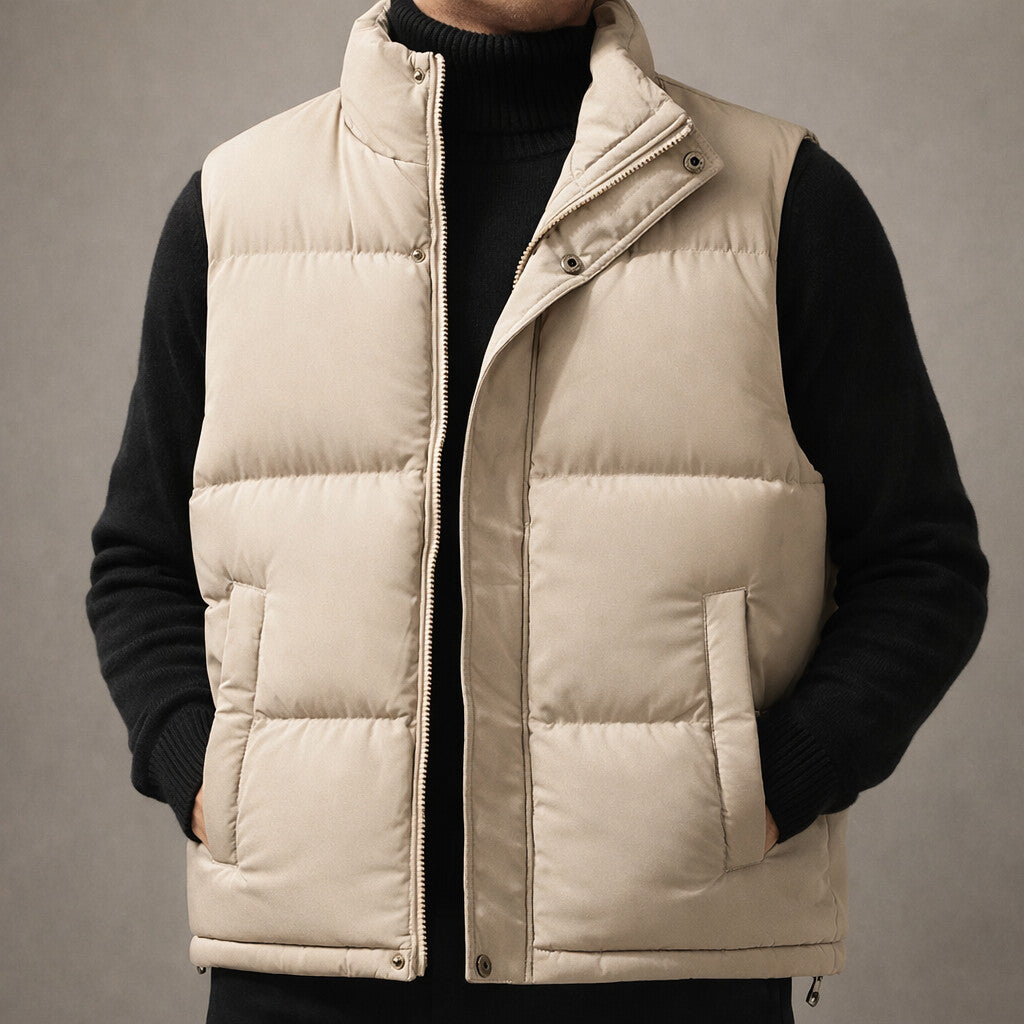 Alberto Cotton-Fill Puffer Vest