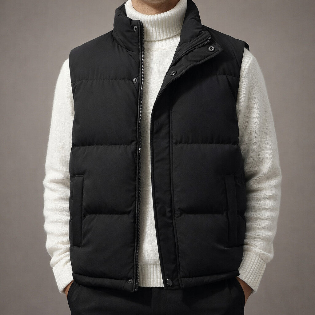 Alberto Cotton-Fill Puffer Vest