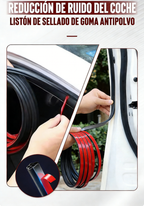 🚗✨ Tira de Sellado Automotriz de 5 Orificios – A Prueba de Polvo y Absorción de Impactos para una Protección Óptima 🛡️💥