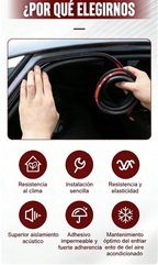 🚗✨ Tira de Sellado Automotriz de 5 Orificios – A Prueba de Polvo y Absorción de Impactos para una Protección Óptima 🛡️💥
