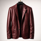Riccardo Leather Blazer