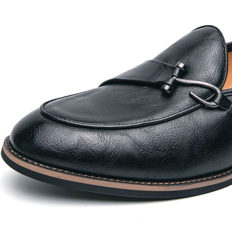 Xavier Mocasines de Piel con Hebilla Bit