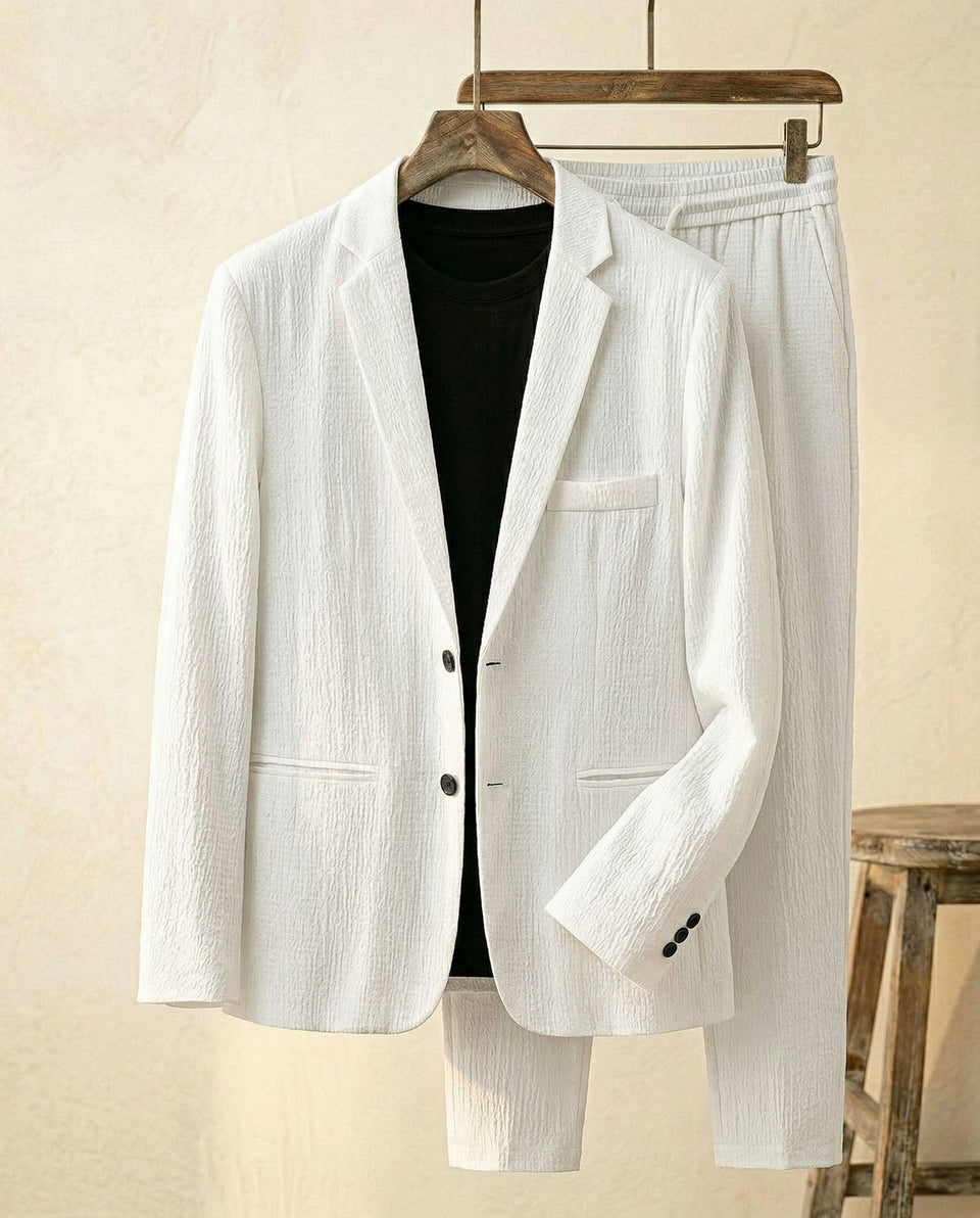 Giovanni Textured Suit Set